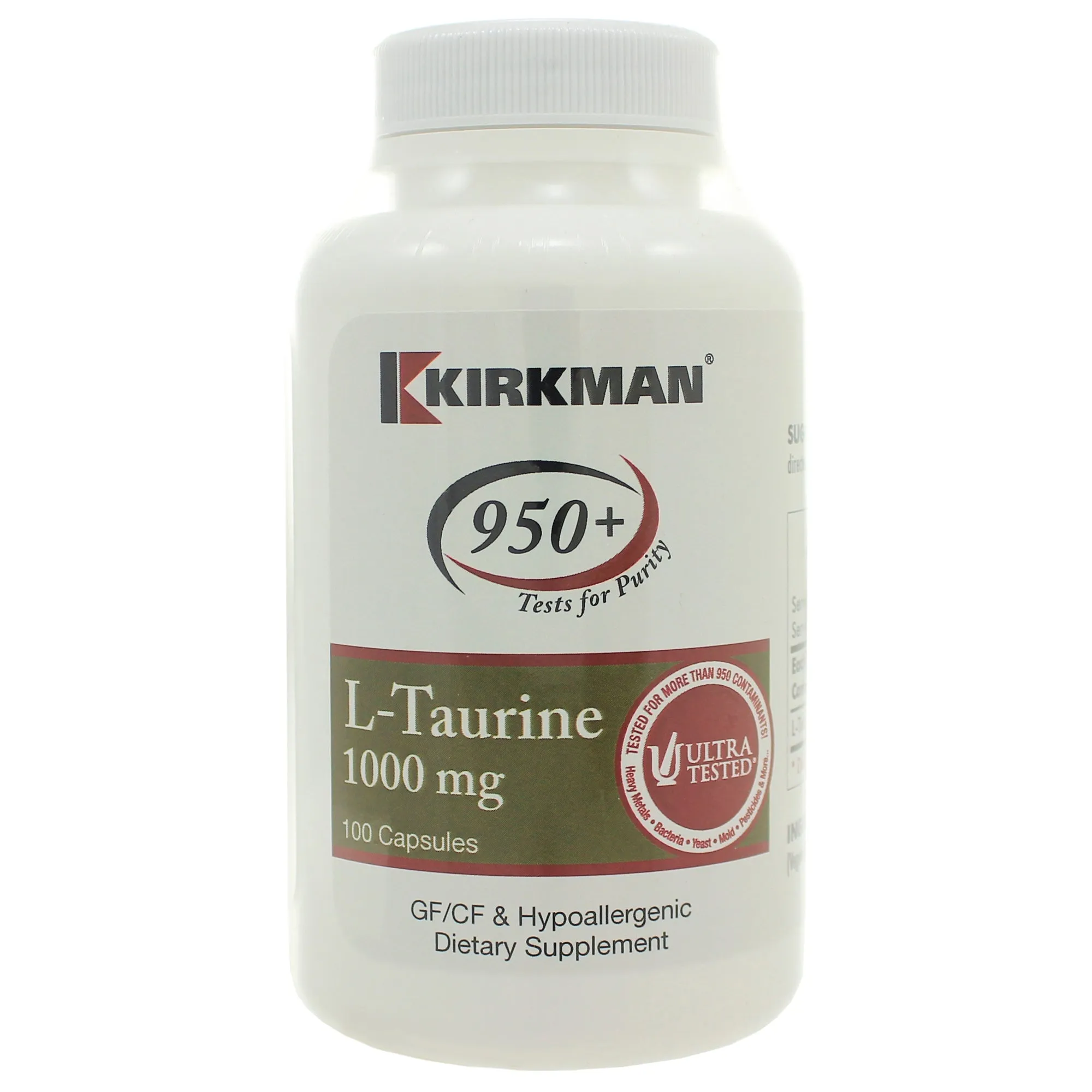 L-Taurine 1000mg - Hypoallergenic