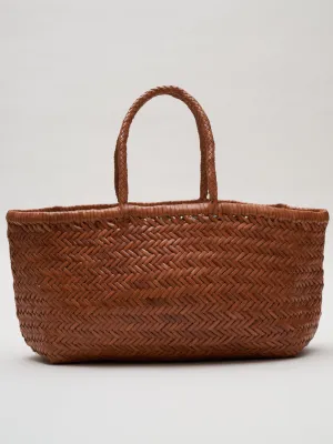 large bamboo triple jump bag - british tan