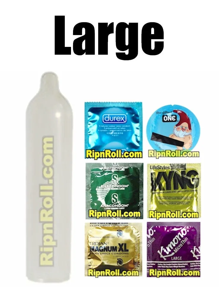 Large condoms Assortment