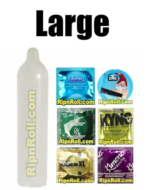 Large condoms Assortment