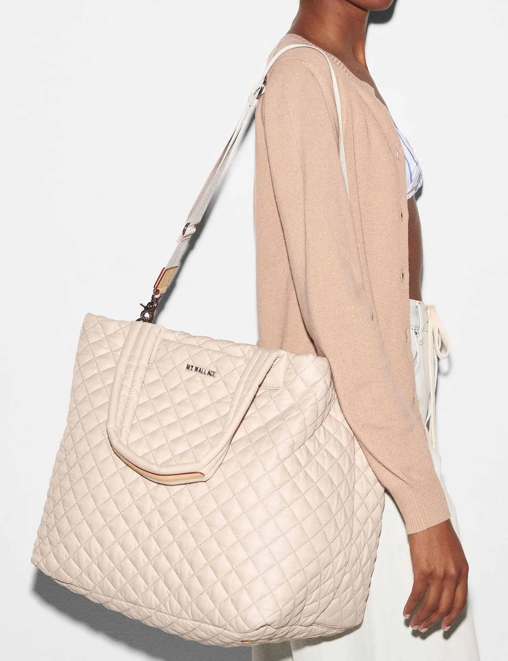 Large Metro Tote Deluxe - Mushroom