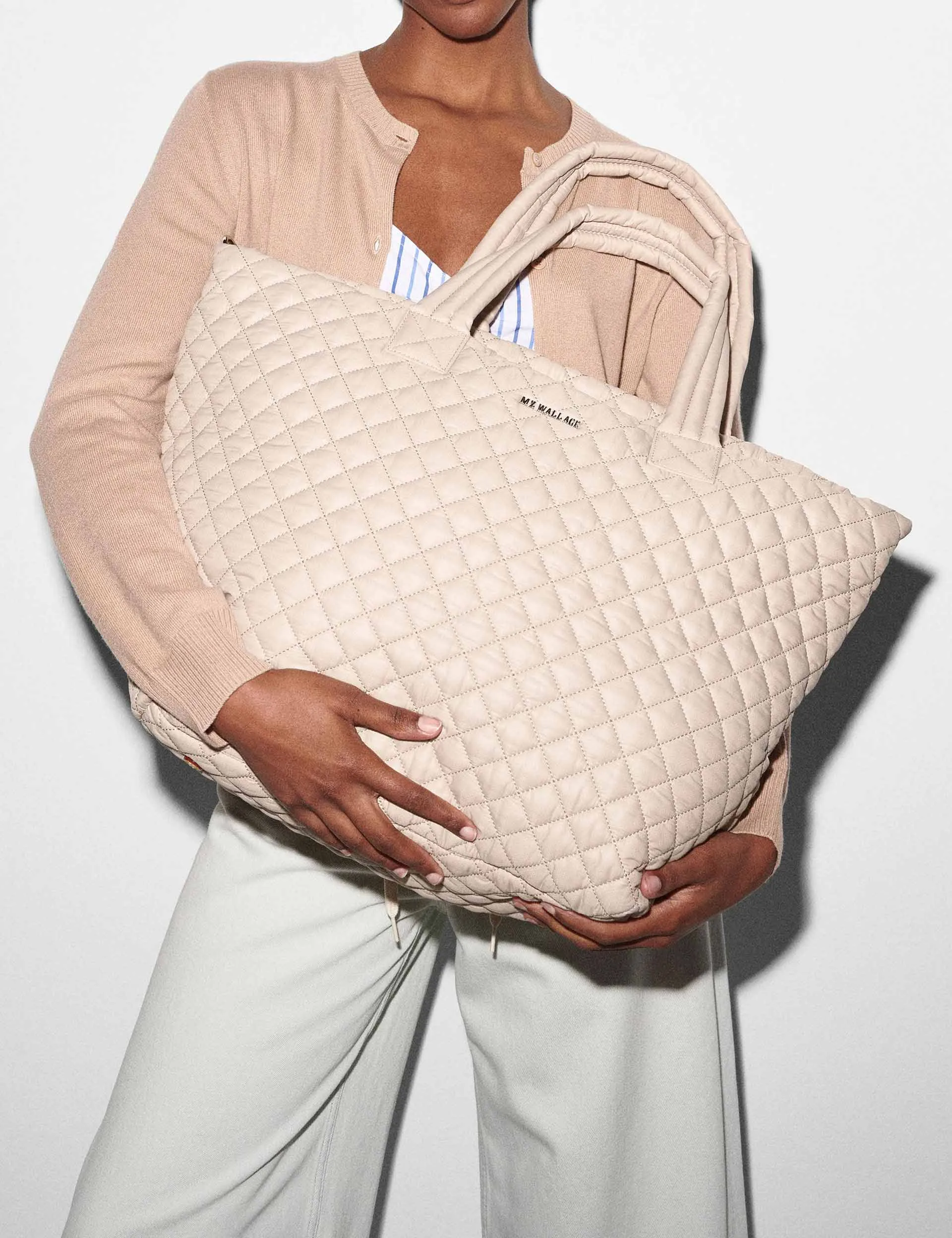 Large Metro Tote Deluxe - Mushroom