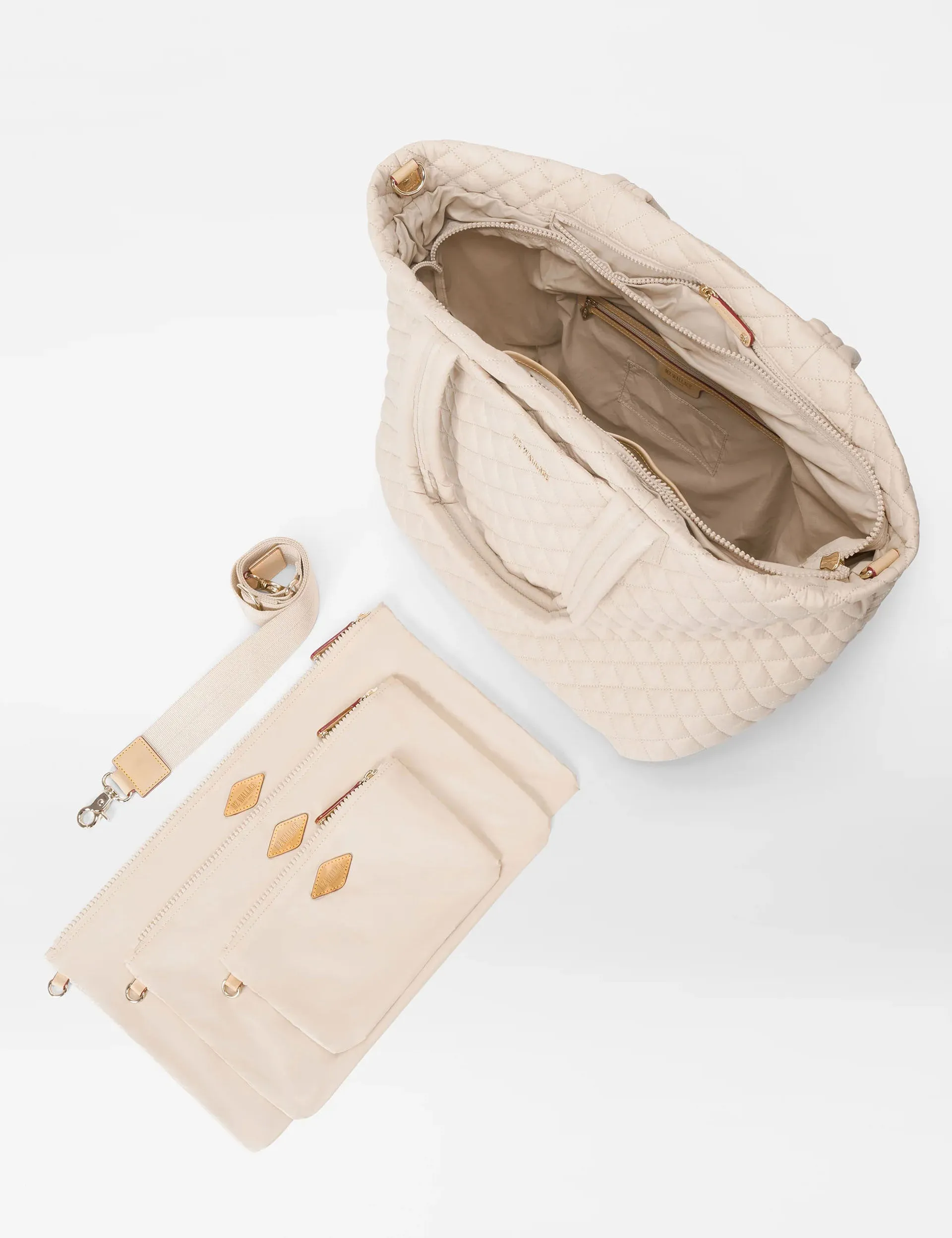 Large Metro Tote Deluxe - Mushroom