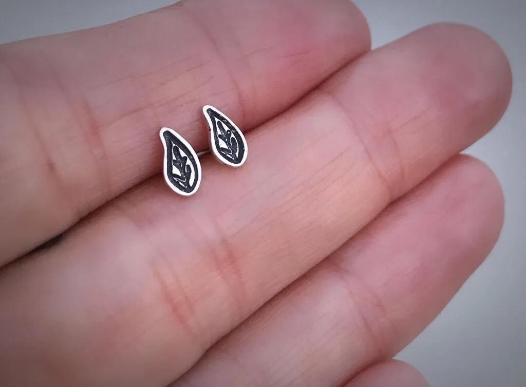 Leaf Stud Earrings