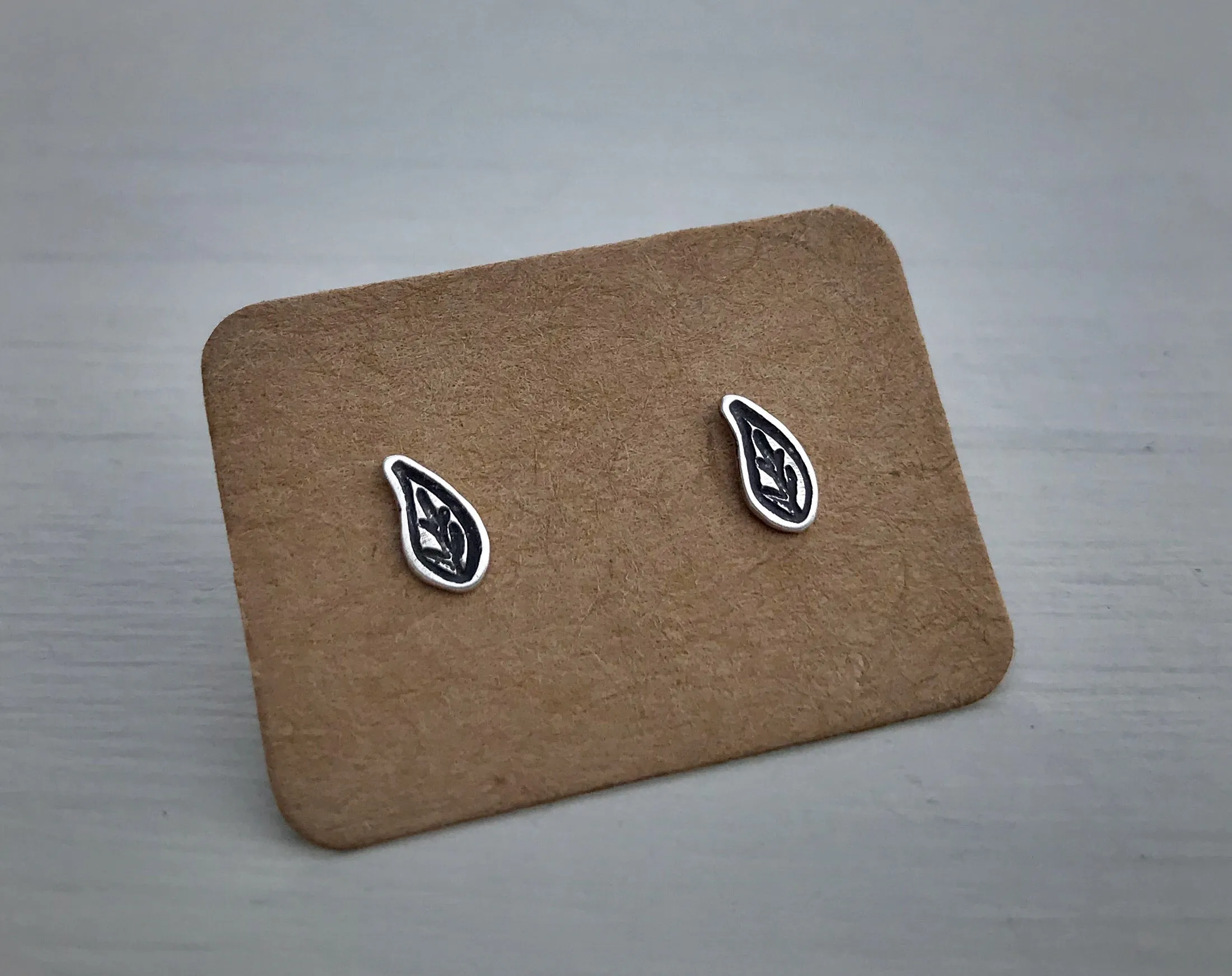 Leaf Stud Earrings
