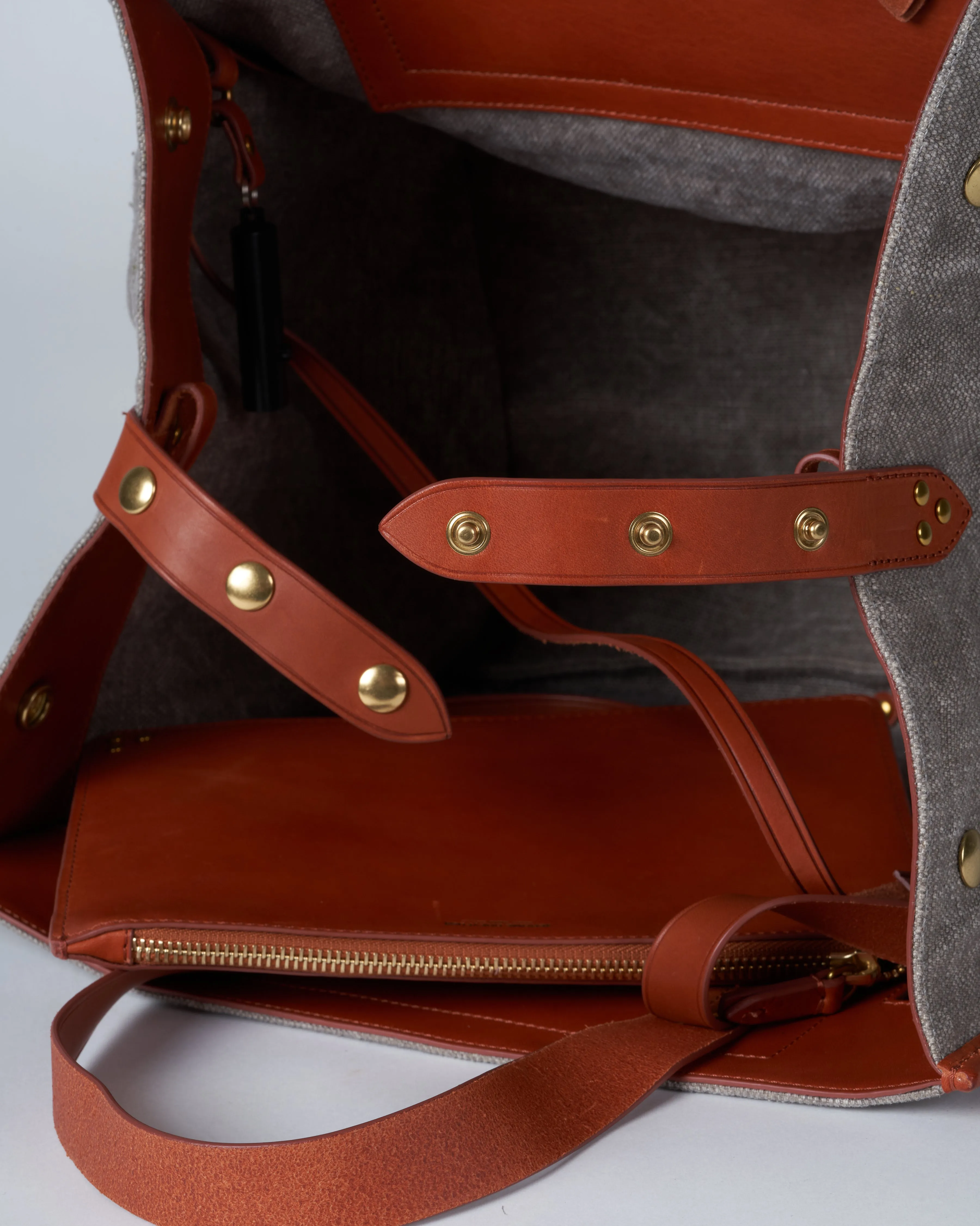 leon m bag - gris