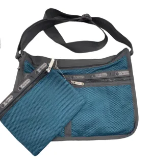 LeSportsac Teal Crossbody Bag with Wallet