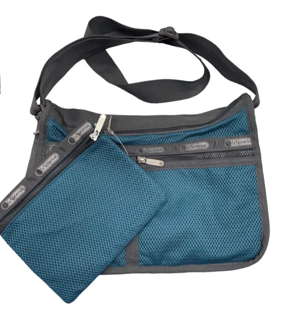 LeSportsac Teal Crossbody Bag with Wallet