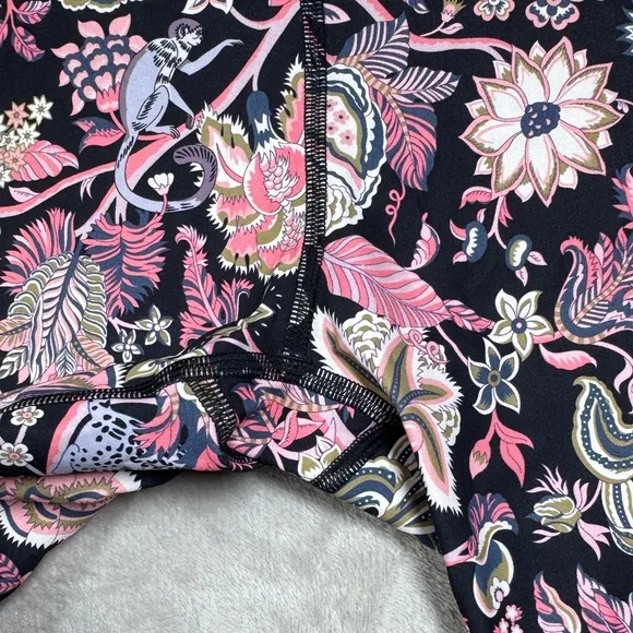 Liberty of London Tree of Life Tropical Floral Pink Bicycle Athletic Shorts XS