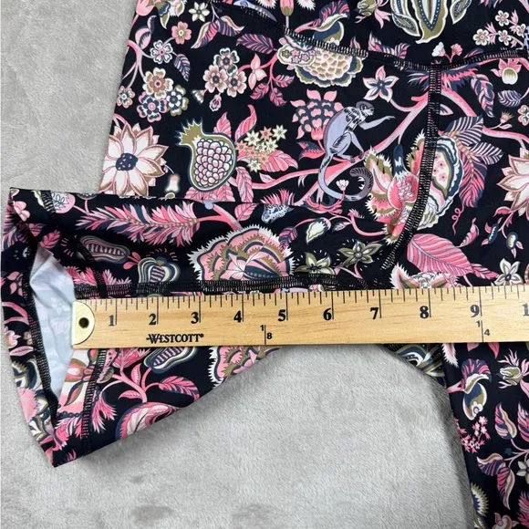 Liberty of London Tree of Life Tropical Floral Pink Bicycle Athletic Shorts XS
