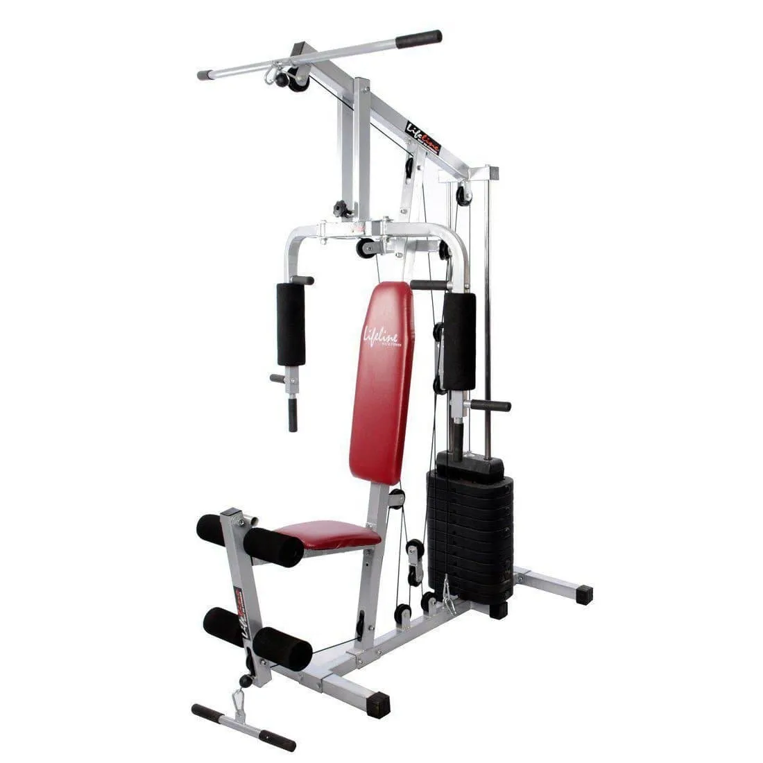 Lifeline Home Gym Machine 002 Bonus with Weider Gold Whey Protein 908 Gms (Vanilla Fresh) ||Available on EMI