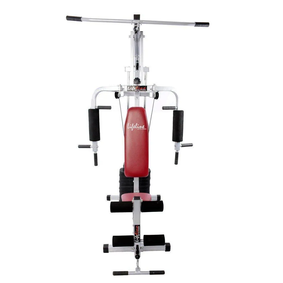 Lifeline Home Gym Machine 002 Bonus with Weider Gold Whey Protein 908 Gms (Vanilla Fresh) ||Available on EMI