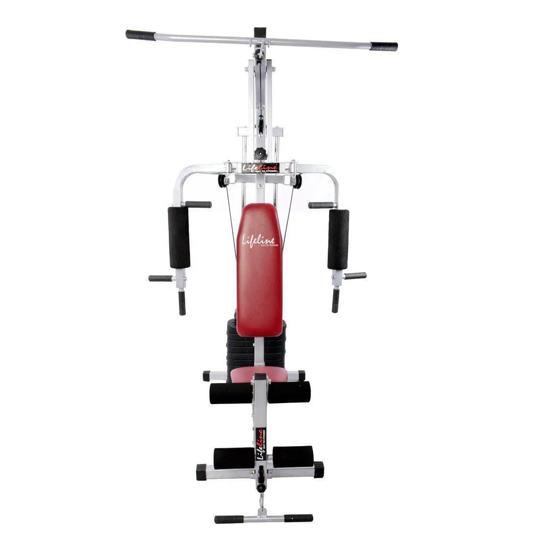 Lifeline Home Gym Set 002 Bonus with Weider CFM Whey Protein 908 Gms (Chocolate) || Available on EMI