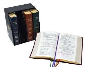 Liturgy Of The Hours (Set Of 4) Large Type Leather