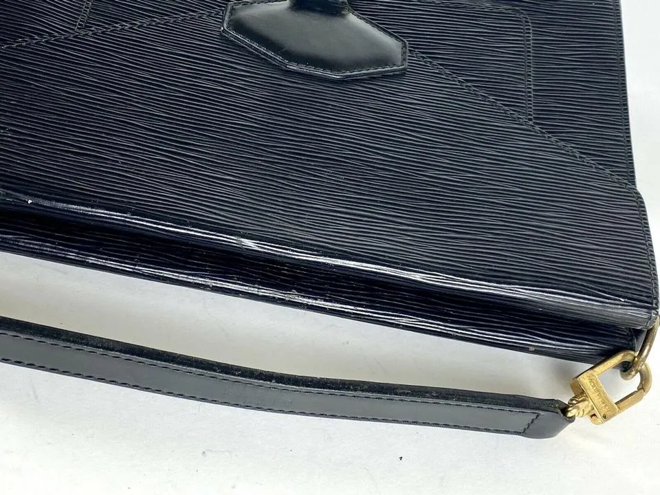 Louis Vuitton  Biface Noir Epi Black Satchel 2la510