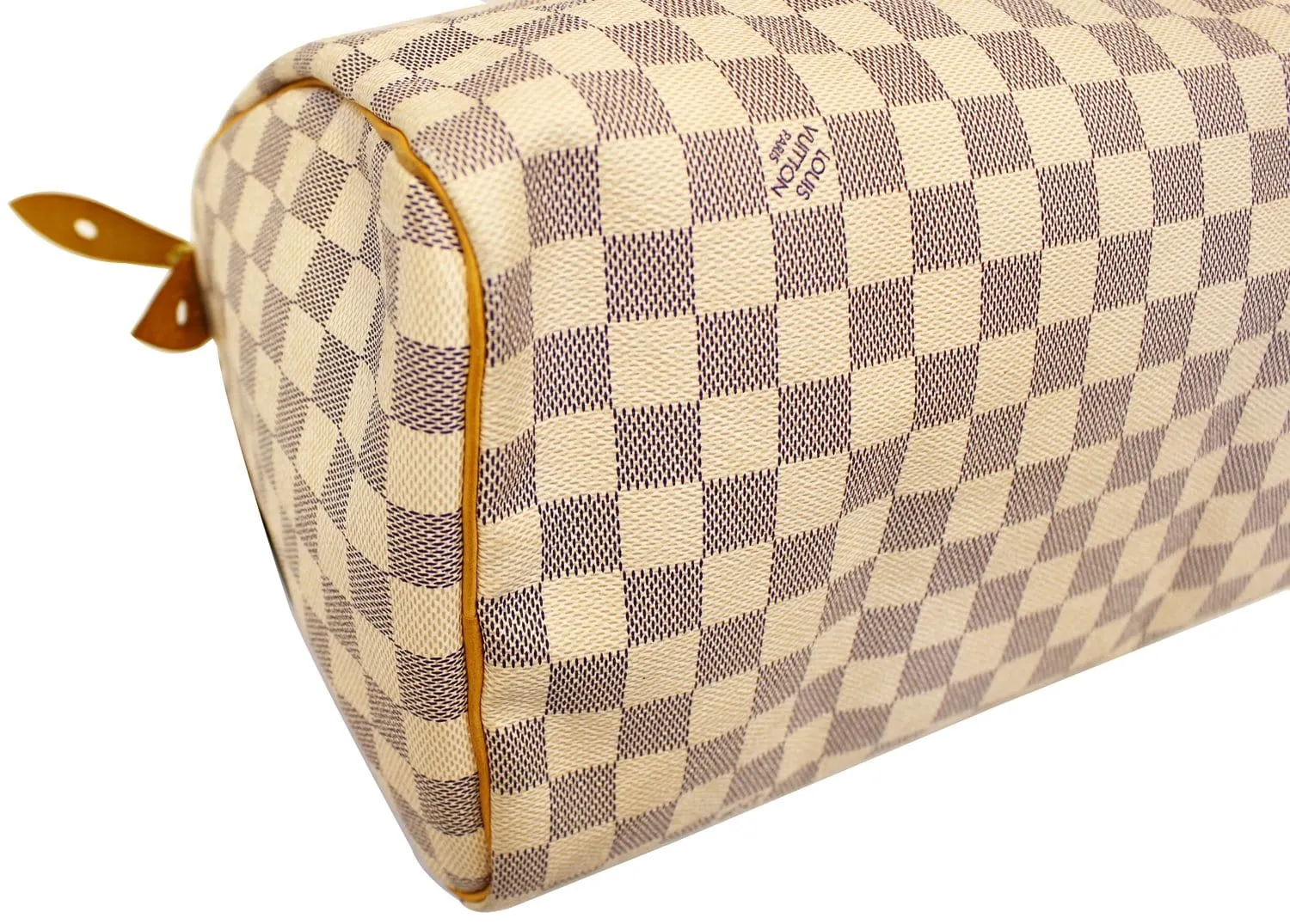 LOUIS VUITTON Damier Azur Speedy 30 Satchel Bag