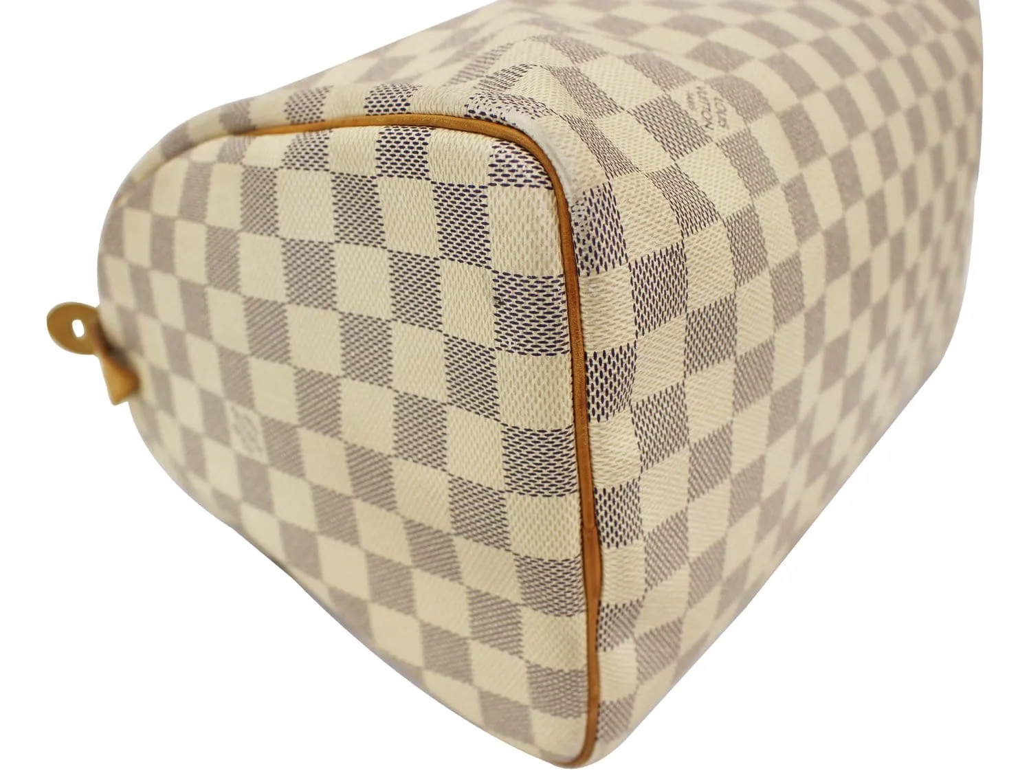 LOUIS VUITTON Damier Azur Speedy 30 Satchel Bag