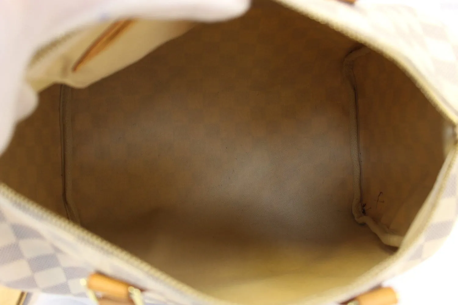 LOUIS VUITTON Damier Azur Speedy 30 Satchel Bag
