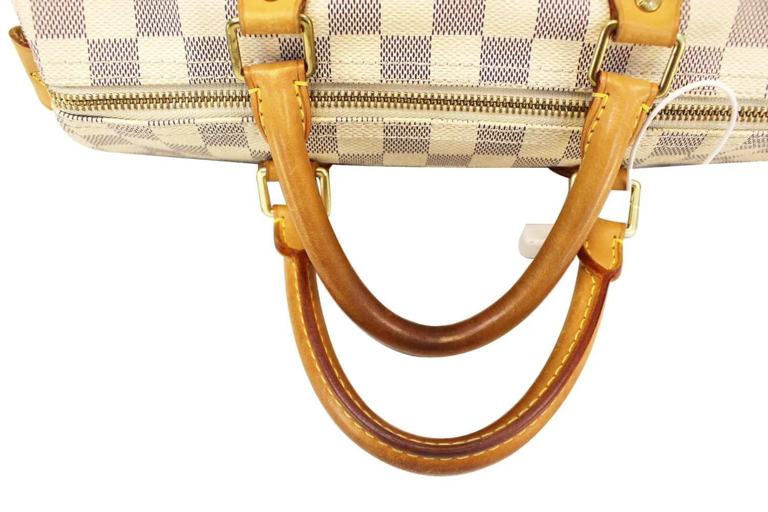 LOUIS VUITTON Damier Azur Speedy 30 Satchel Bag