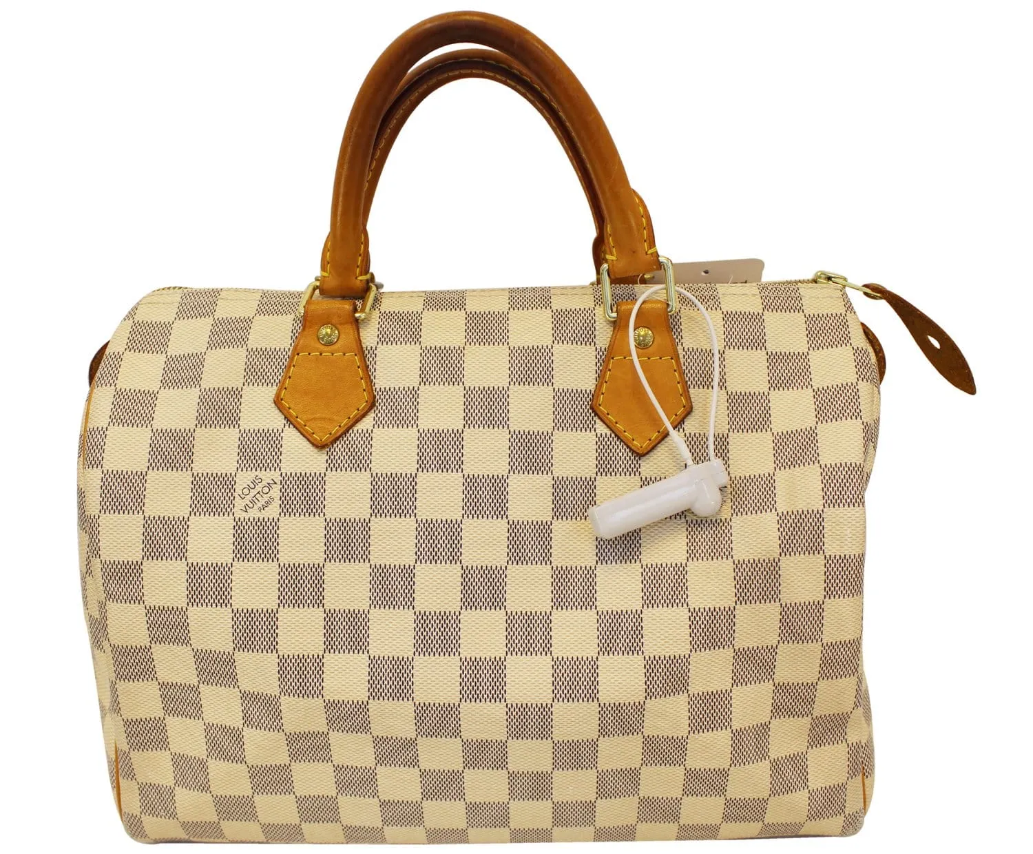 LOUIS VUITTON Damier Azur Speedy 30 Satchel Bag