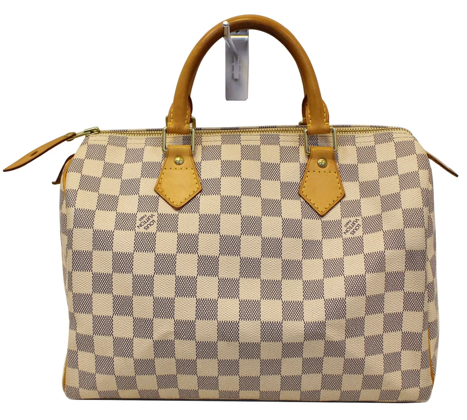 LOUIS VUITTON Damier Azur Speedy 30 Satchel Bag