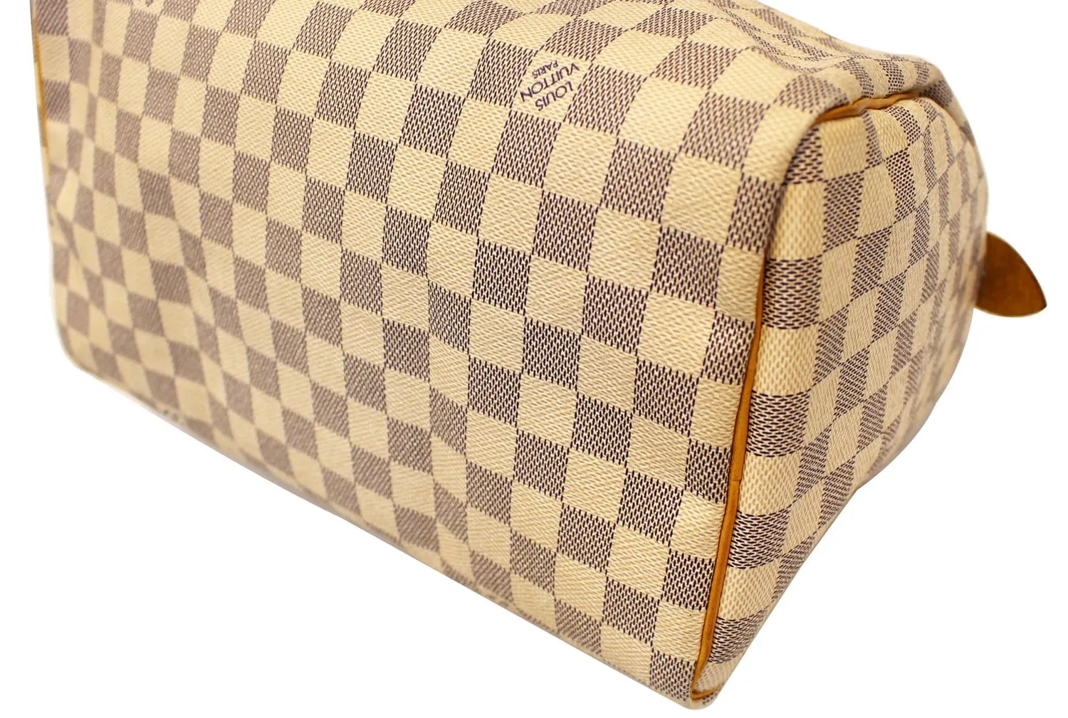 LOUIS VUITTON Damier Azur Speedy 30 Satchel Bag