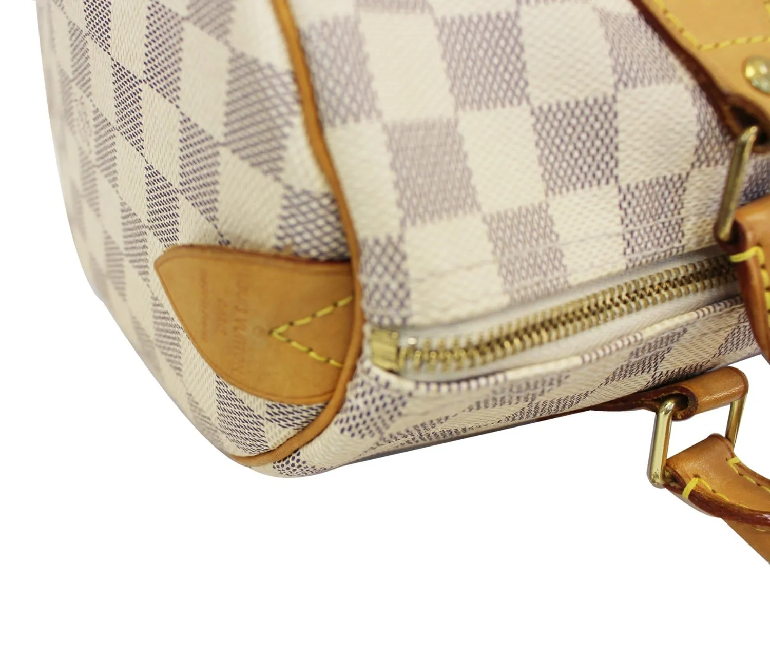 LOUIS VUITTON Damier Azur Speedy 30 Satchel Bag
