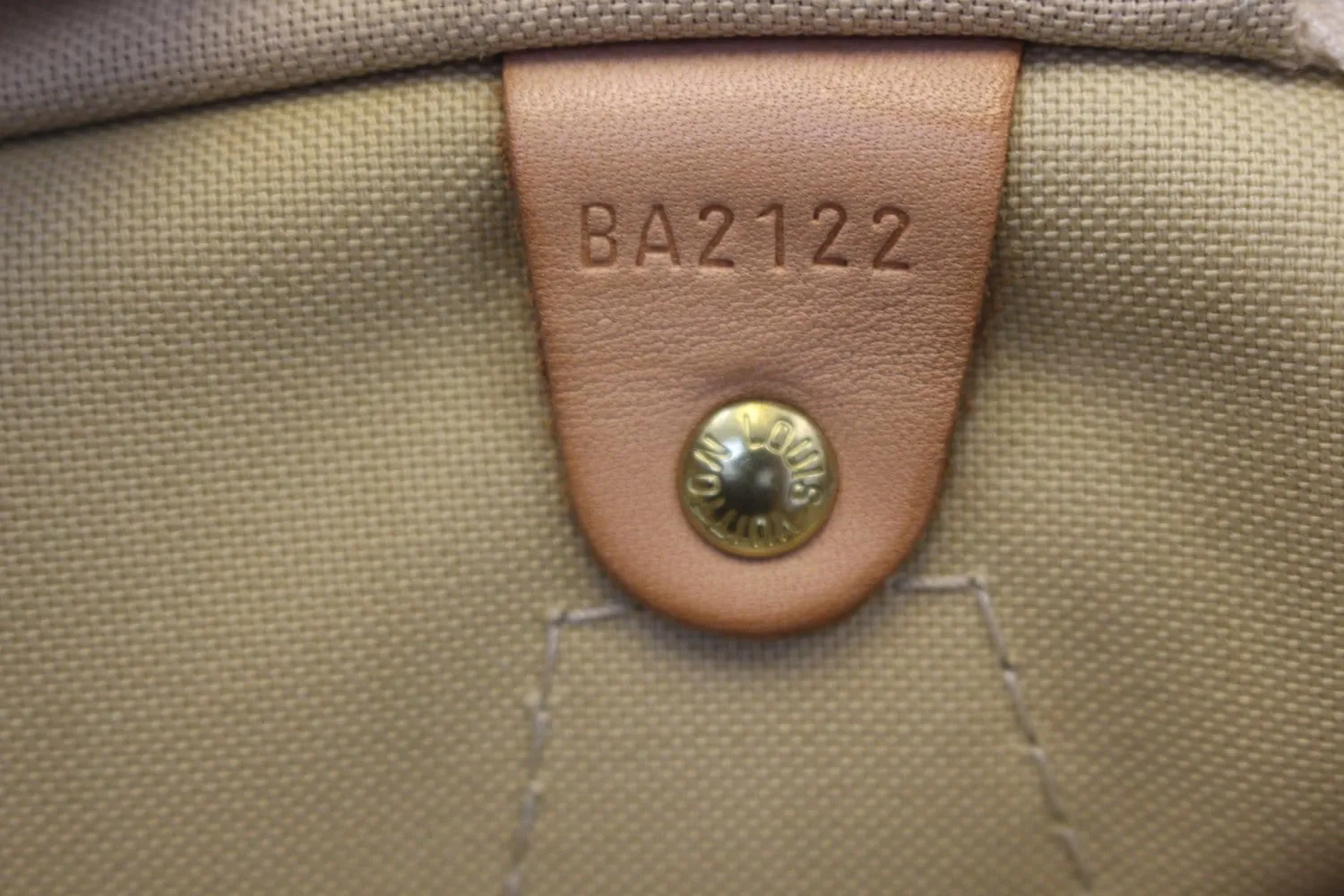 LOUIS VUITTON Damier Azur Speedy 30 Satchel Bag