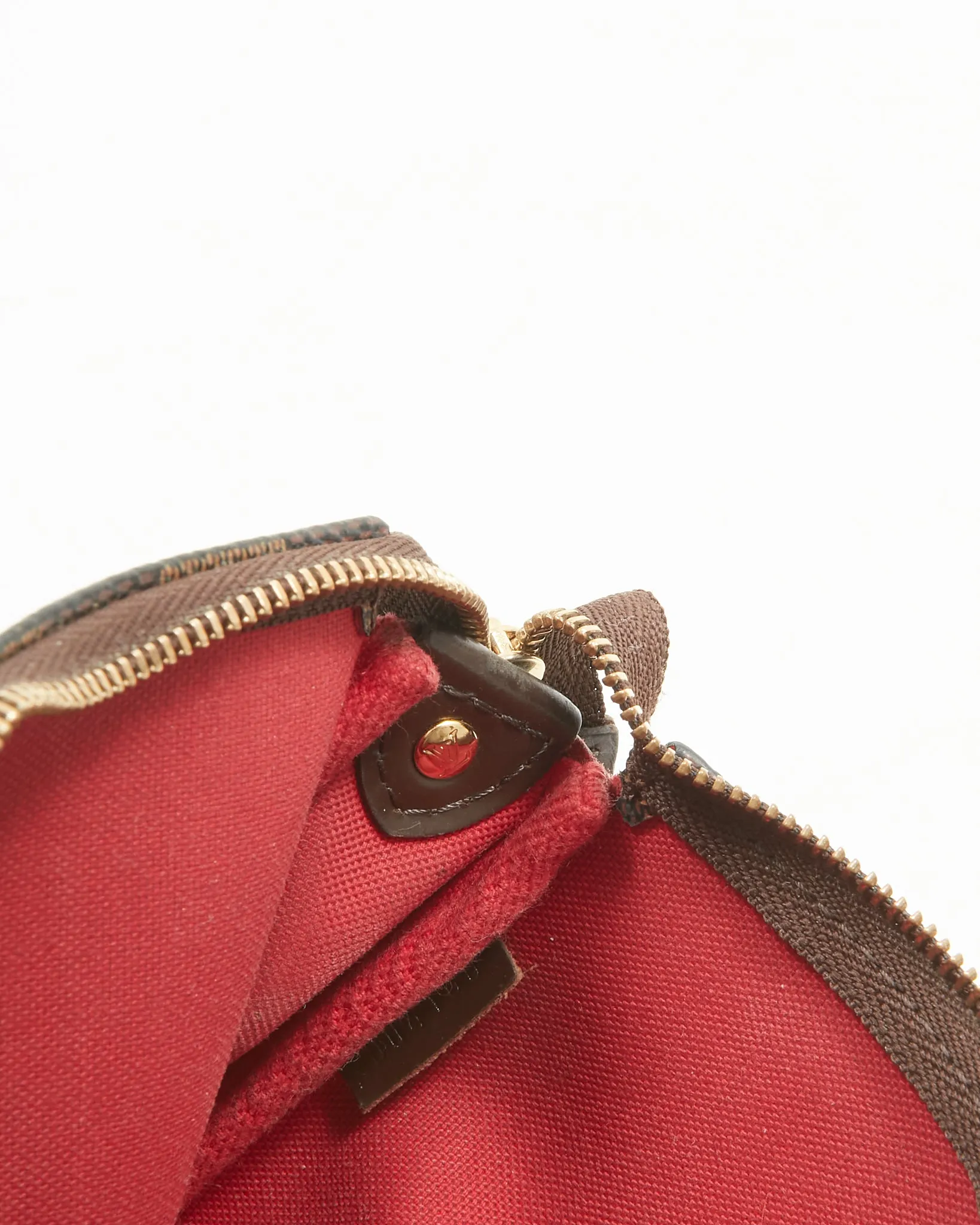 Louis Vuitton Damier Ebene Canvas Eva Clutch Bag