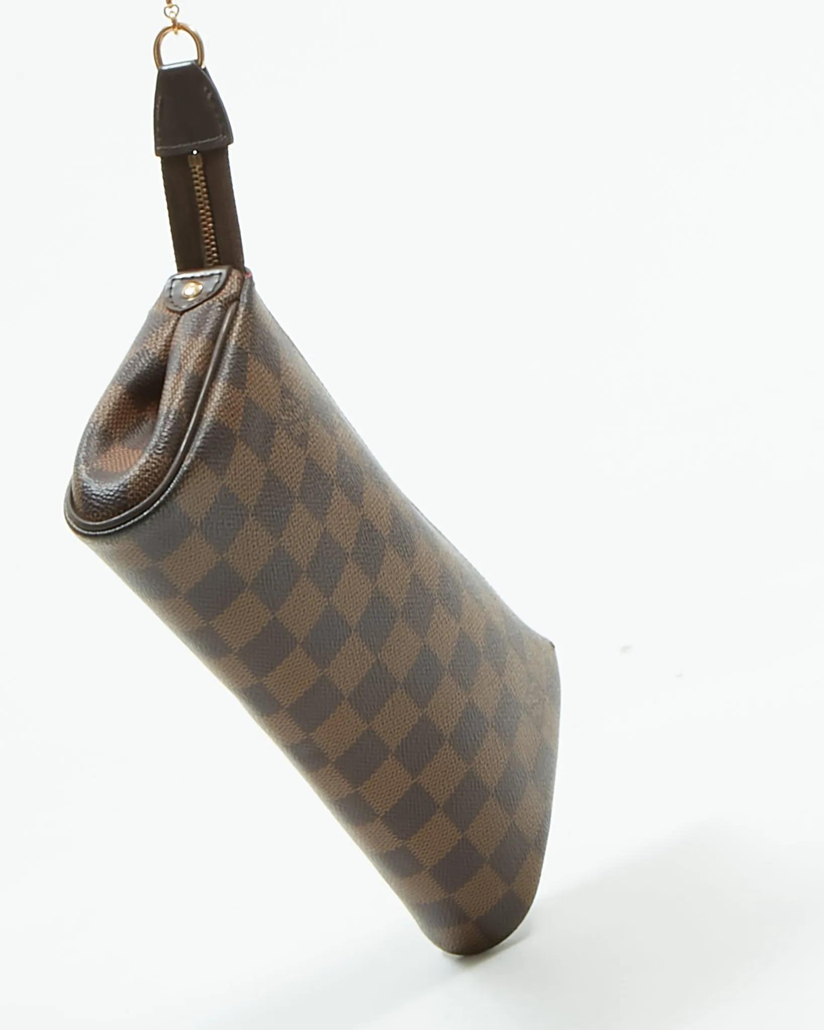 Louis Vuitton Damier Ebene Canvas Eva Clutch Bag