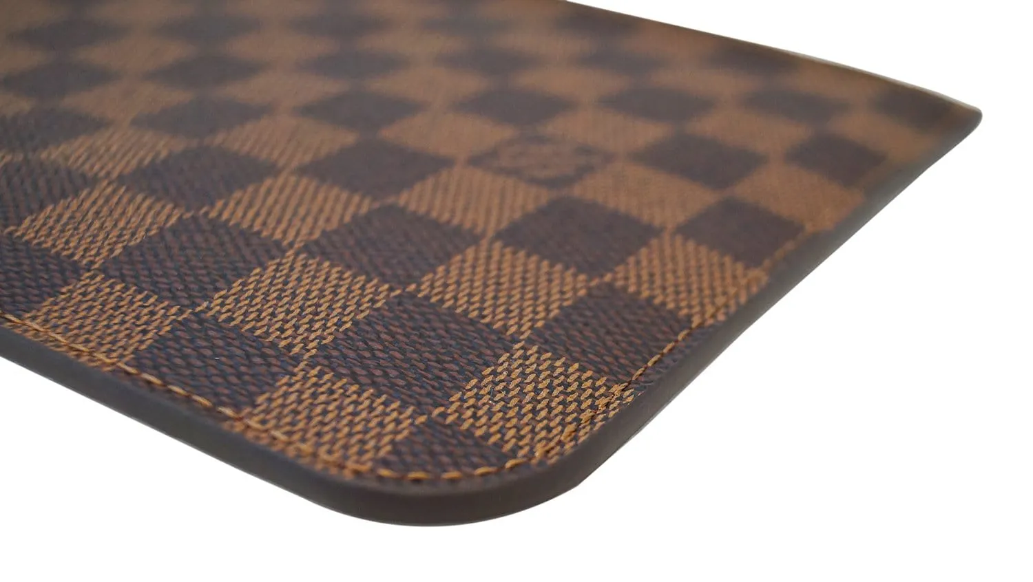 LOUIS VUITTON Damier Ebene Neverfull GM Pochette Wristlet Clutch