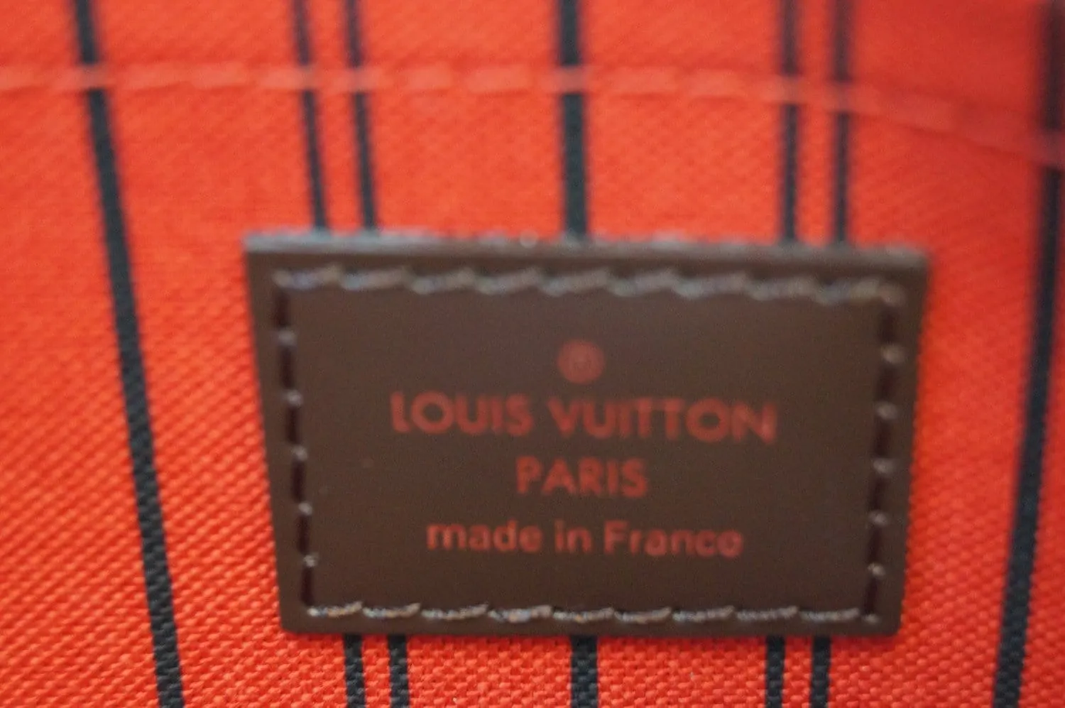 LOUIS VUITTON Damier Ebene Neverfull GM Pochette Wristlet Clutch