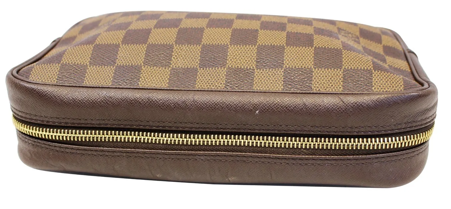 LOUIS VUITTON Damier Ebene Trousse Toilette 25 Toiletry Bag