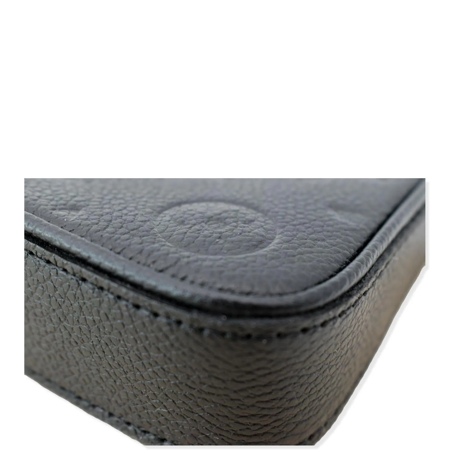 LOUIS VUITTON Easy Pouch on Strap Monogram Empreinte Shoulder Bag Black