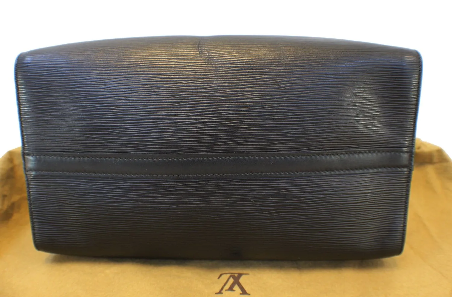 LOUIS VUITTON Epi Leather Black Speedy 30 Satchel Bag