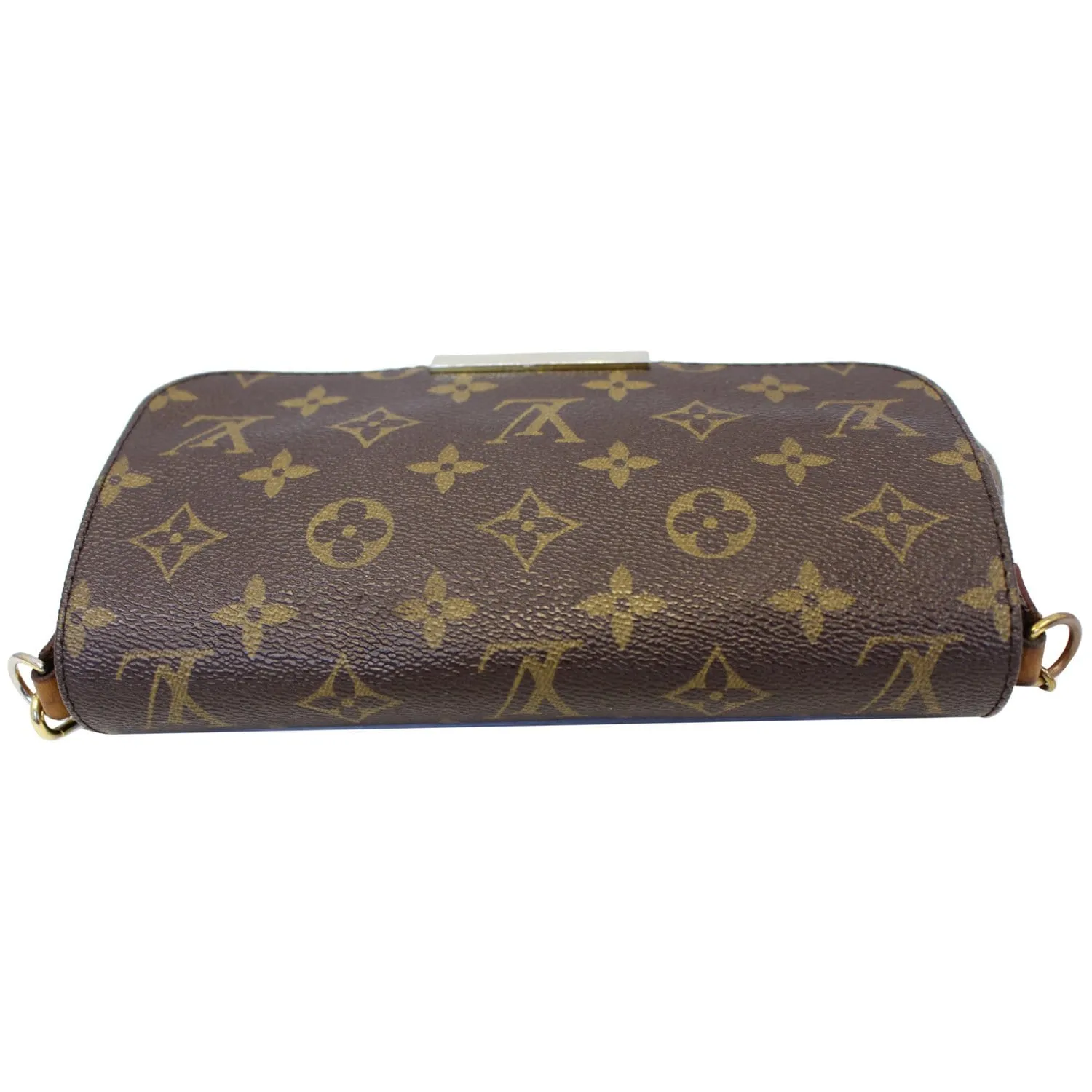 LOUIS VUITTON Favorite PM Monogram Canvas Crossbody Bag Brown