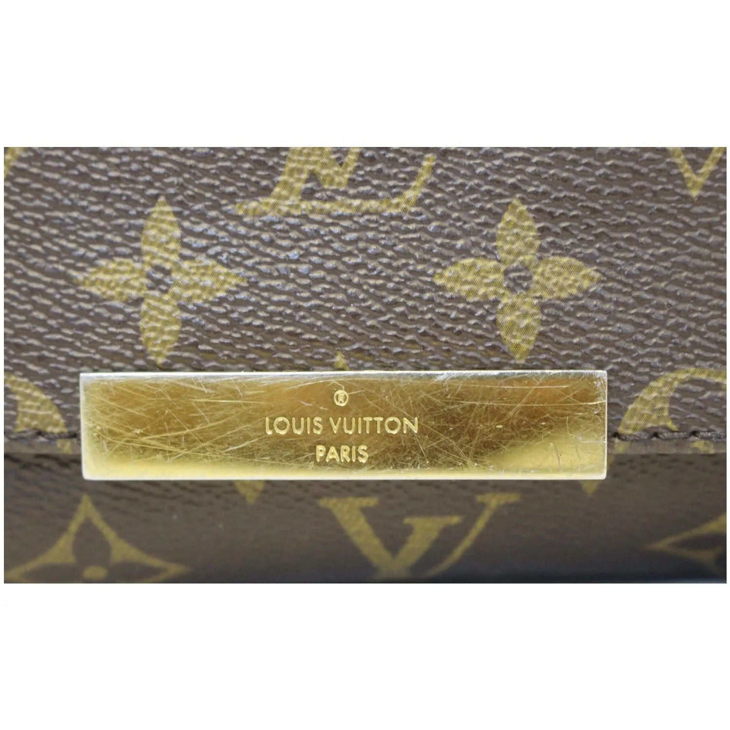 LOUIS VUITTON Favorite PM Monogram Canvas Crossbody Bag Brown