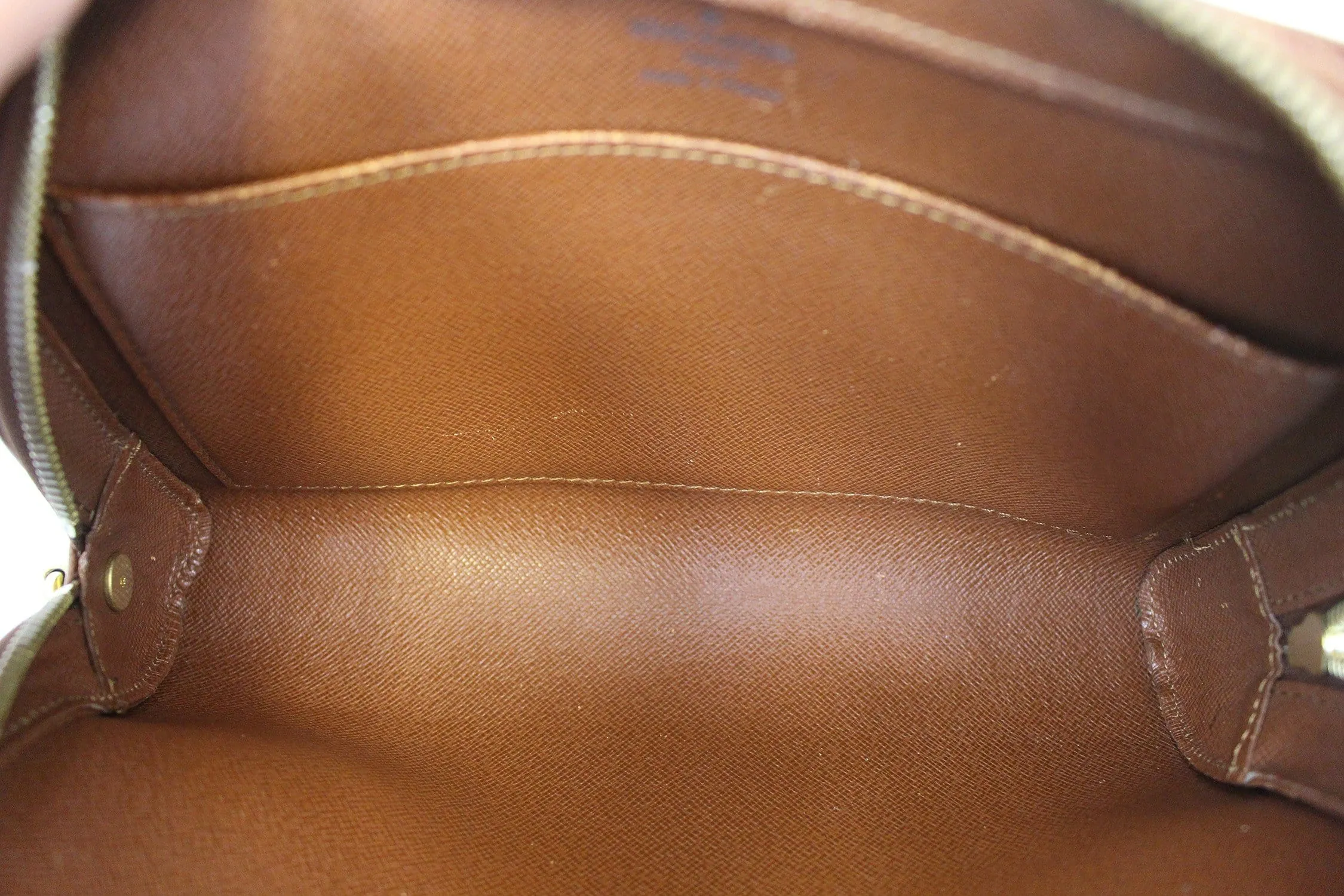 LOUIS VUITTON Monogram Canvas Orsay Brown Clutch