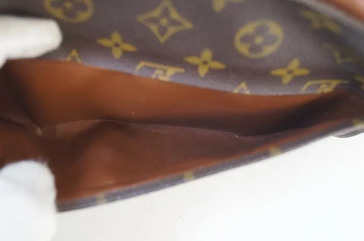 LOUIS VUITTON Monogram Canvas Orsay Brown Clutch