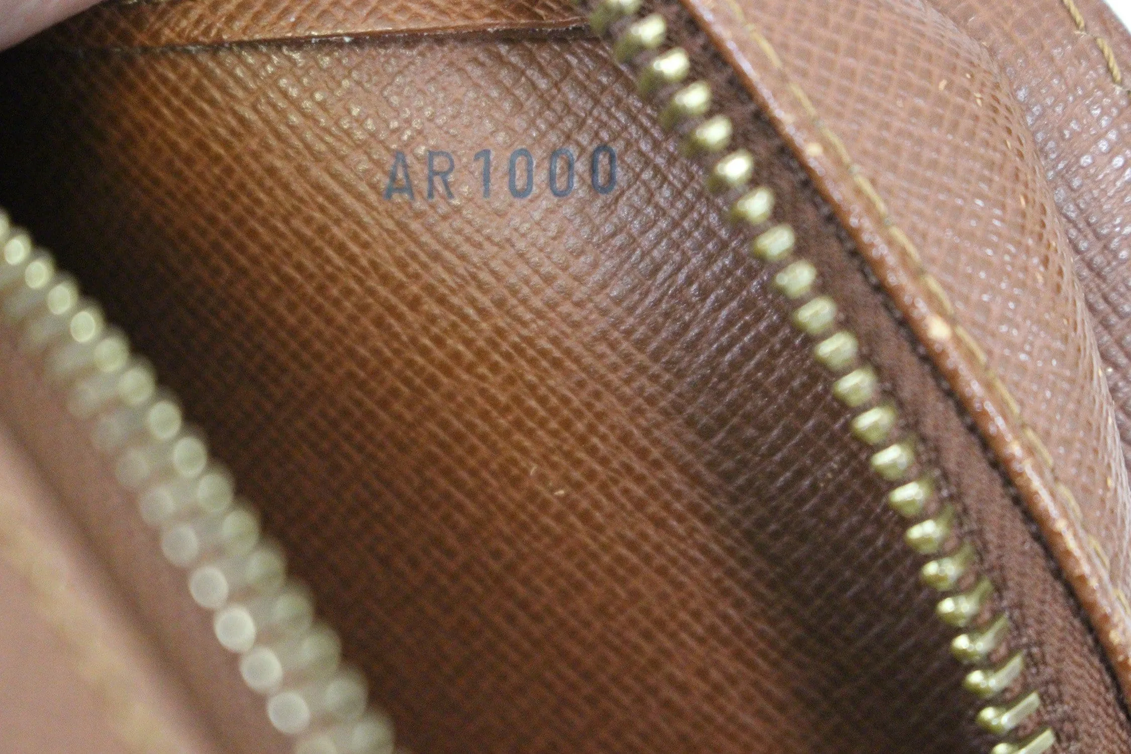 LOUIS VUITTON Monogram Canvas Orsay Brown Clutch