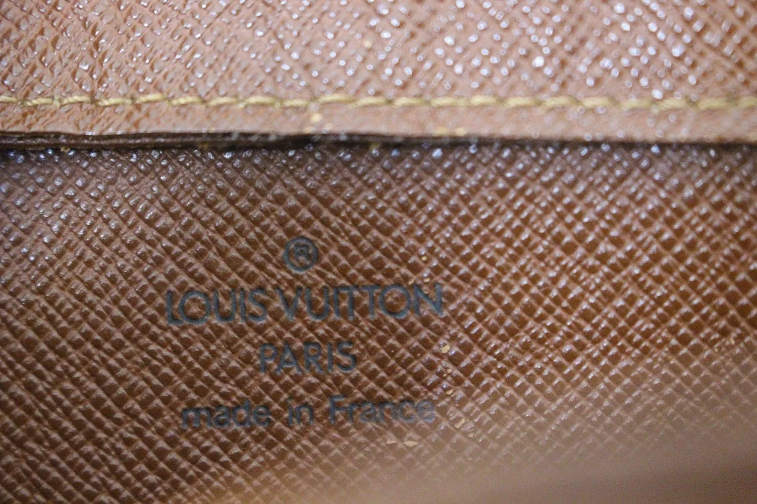 LOUIS VUITTON Monogram Canvas Orsay Brown Clutch
