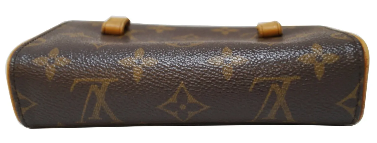 LOUIS VUITTON Monogram Canvas Pochette Florentine Bag