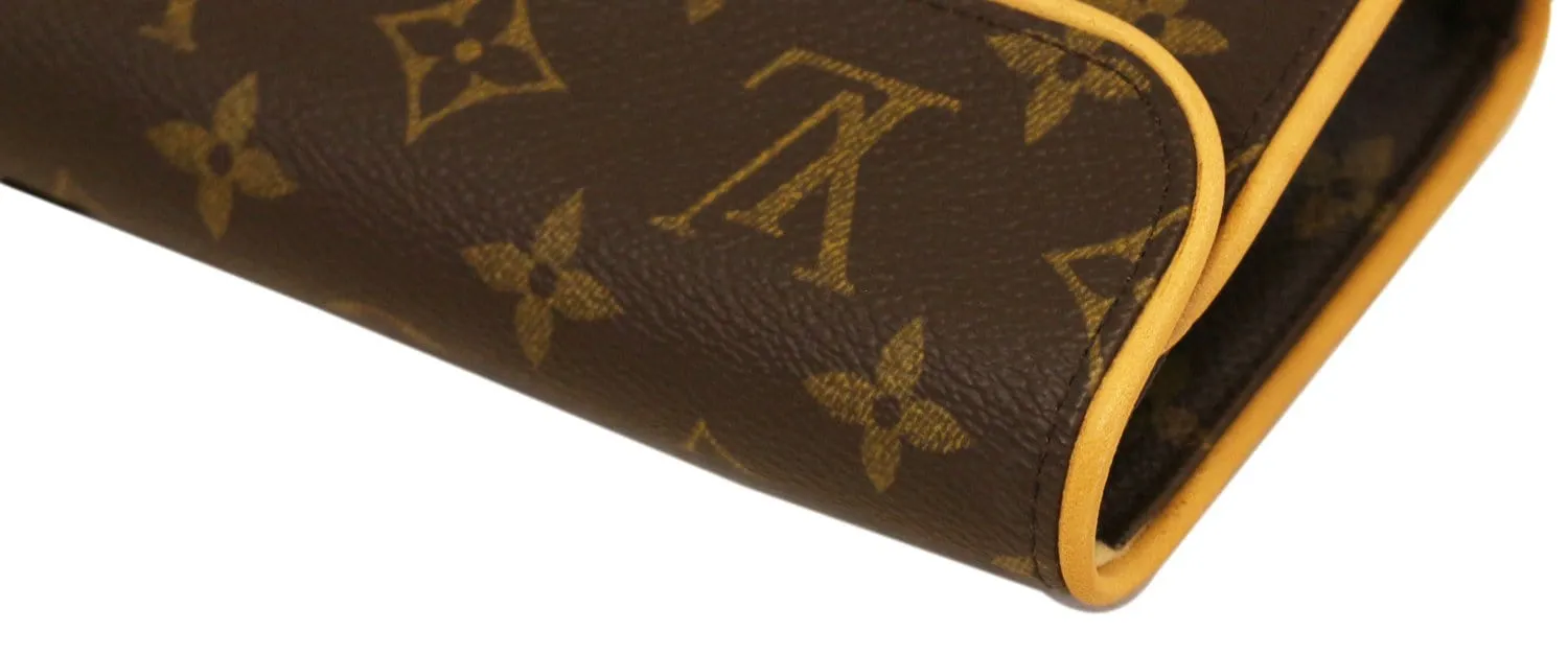 LOUIS VUITTON Monogram Canvas Pochette Florentine Bag