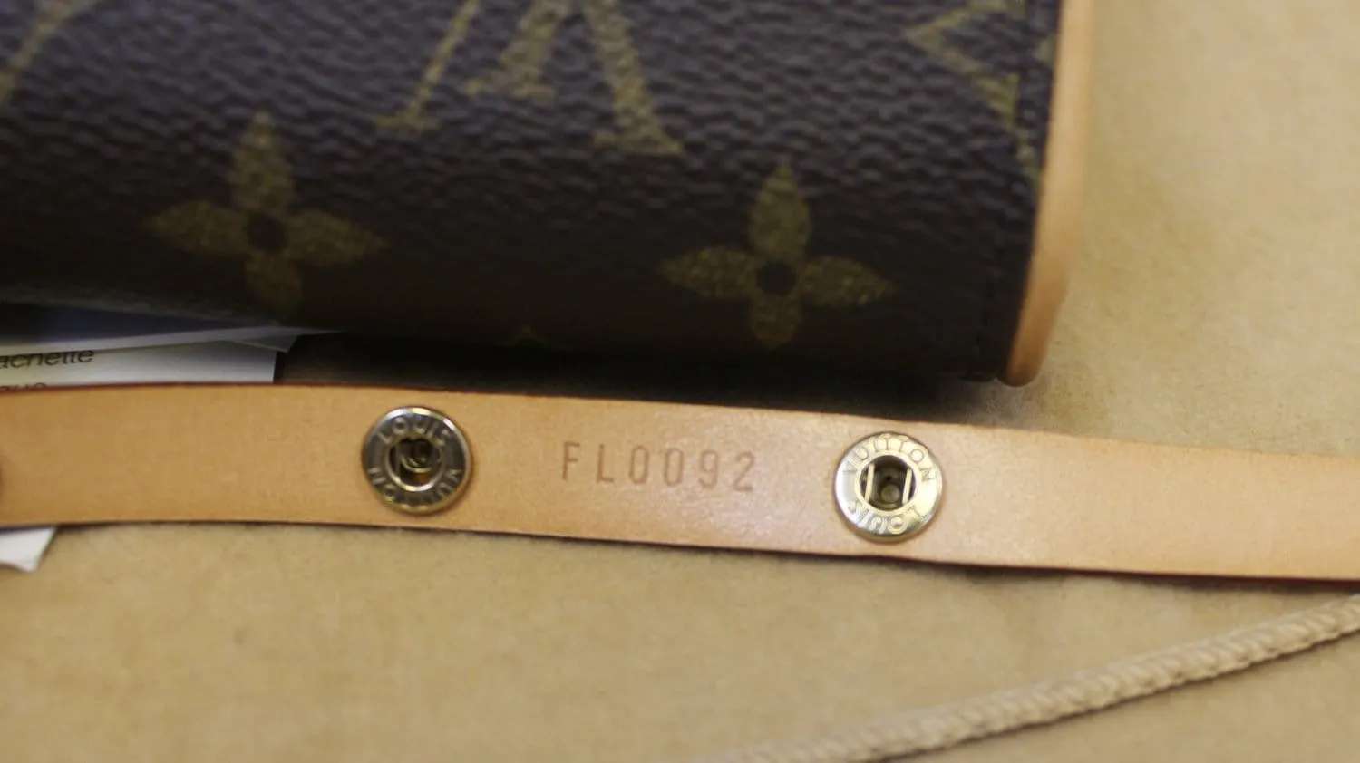 LOUIS VUITTON Monogram Canvas Pochette Florentine Bag