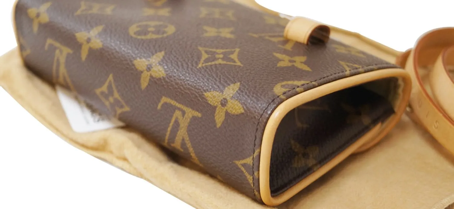 LOUIS VUITTON Monogram Canvas Pochette Florentine Bag