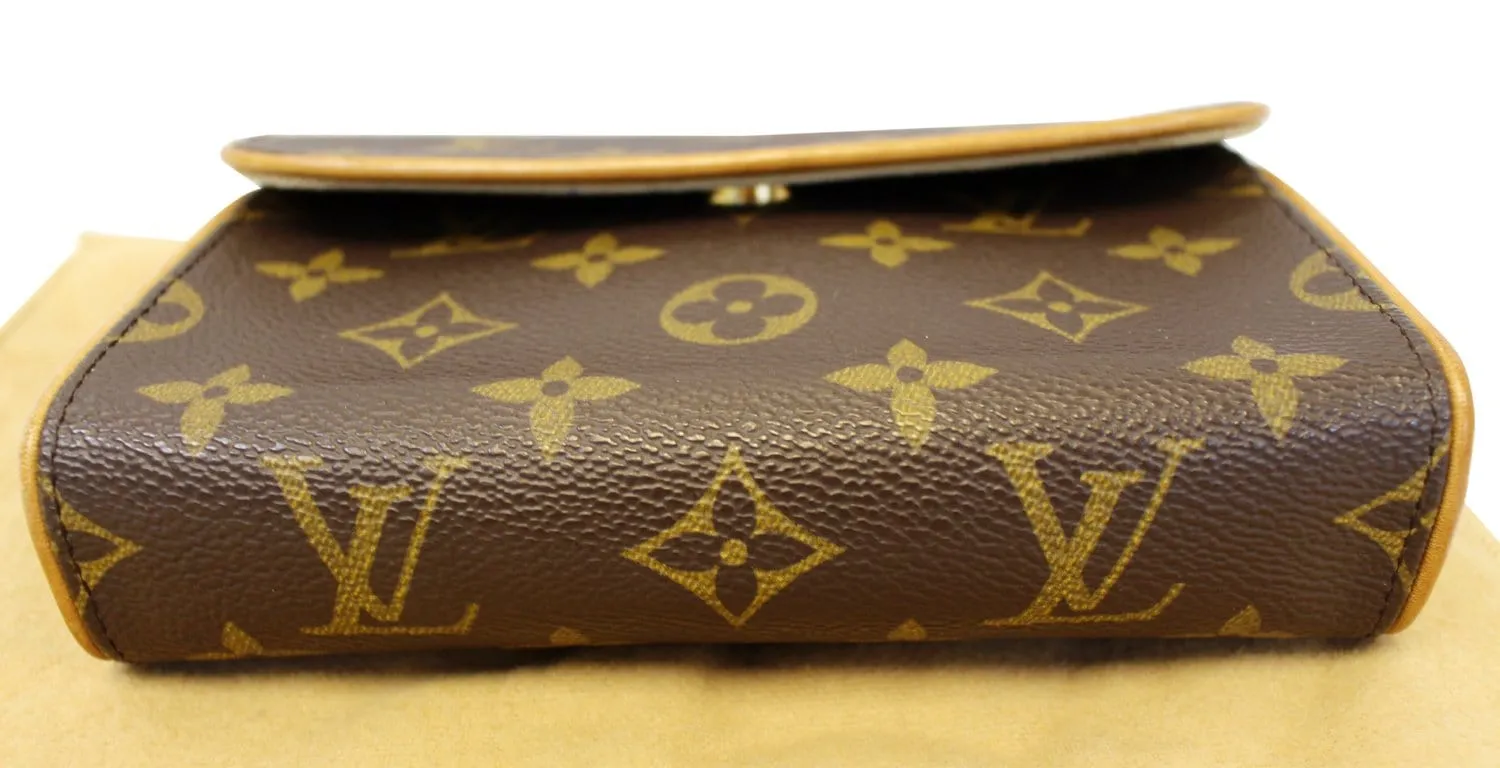 LOUIS VUITTON Monogram Canvas Pochette Florentine Bag