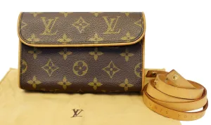 LOUIS VUITTON Monogram Canvas Pochette Florentine Bag