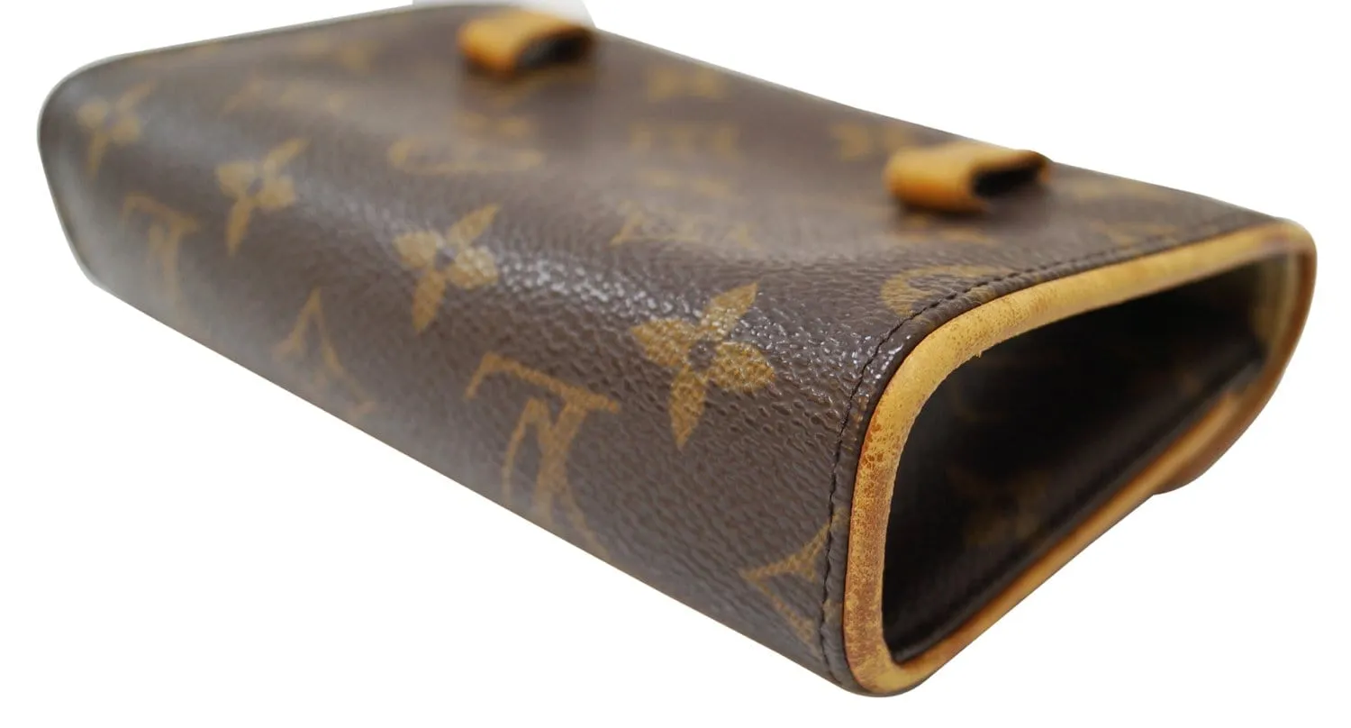 LOUIS VUITTON Monogram Canvas Pochette Florentine Bag