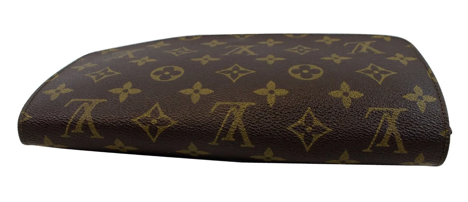 LOUIS VUITTON Monogram Canvas Pochette Rabat Clutch