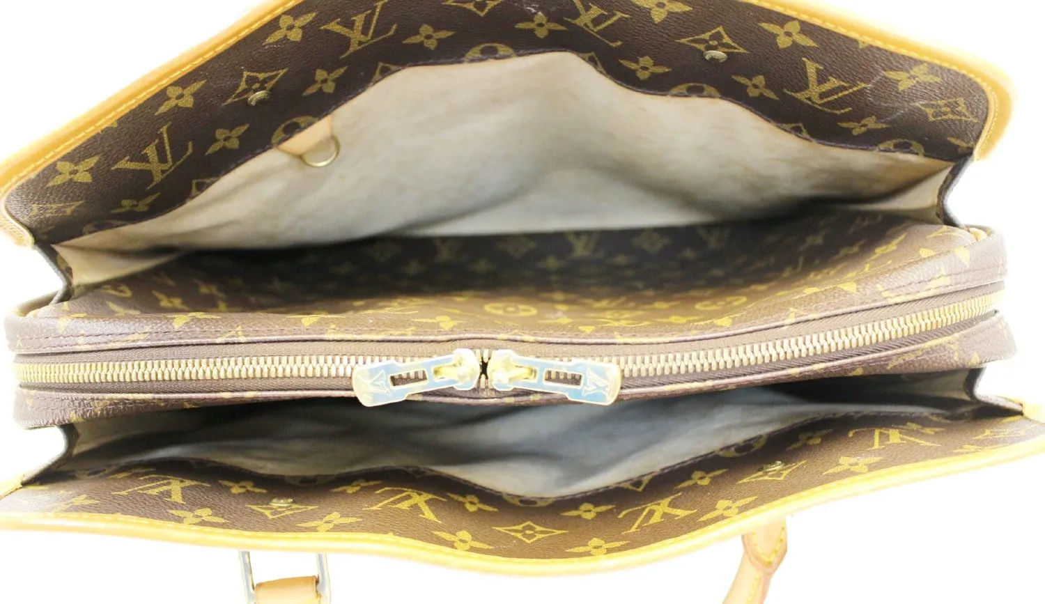 LOUIS VUITTON Monogram Canvas Rivoli Briefcase Satchel Bag